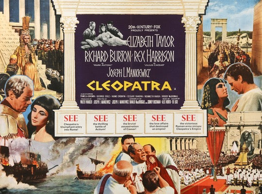 Cleopatra (1963) original movie poster for sale at Original Film Art