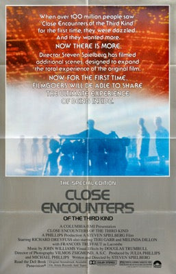 Close Encounters of the Third Kind (1977) original movie poster for sale at Original Film Art - Vintage Movie Posters