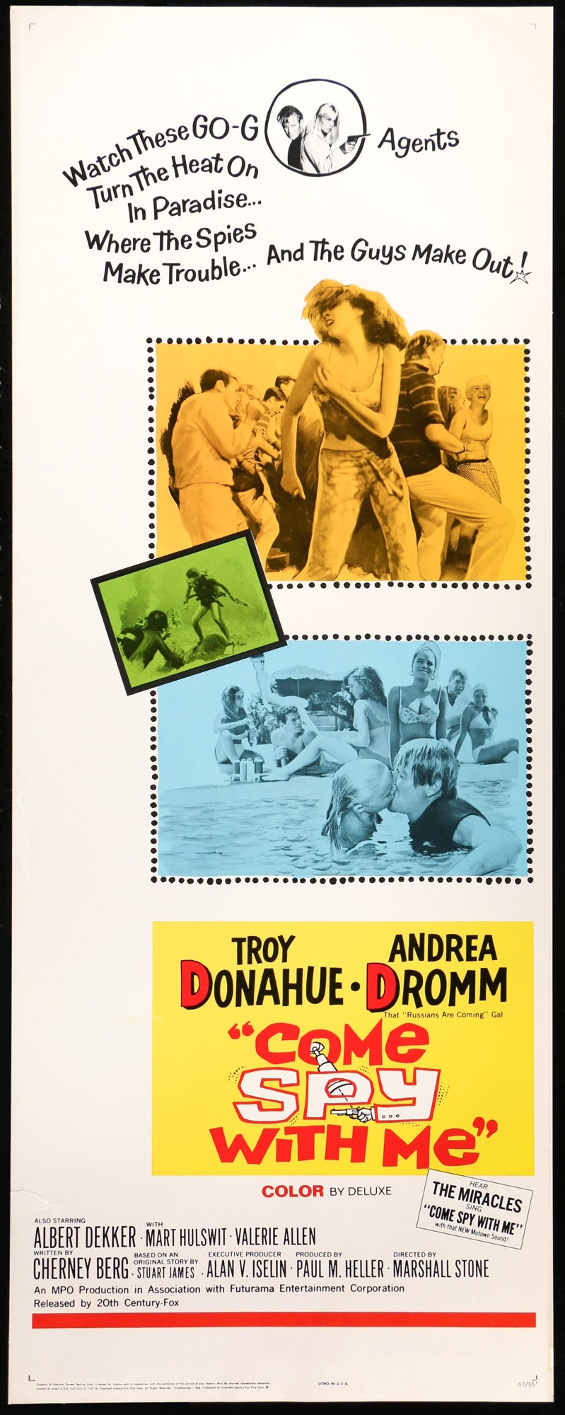 Come Spy with Me (1967) original movie poster for sale at Original Film Art - Vintage Movie Posters