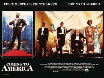 Coming to America (1988) original movie poster for sale at Original Film Art - Vintage Movie Posters