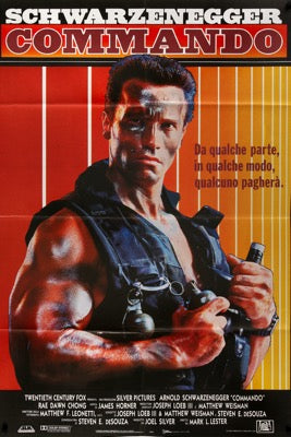 Commando (1985) original movie poster for sale at Original Film Art