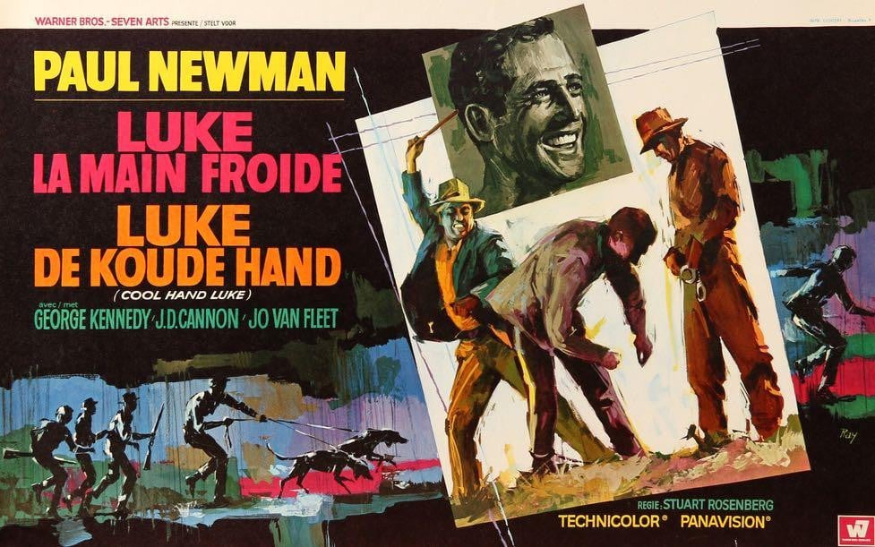 Cool Hand Luke (1967) original movie poster for sale at Original Film Art - Vintage Movie Posters