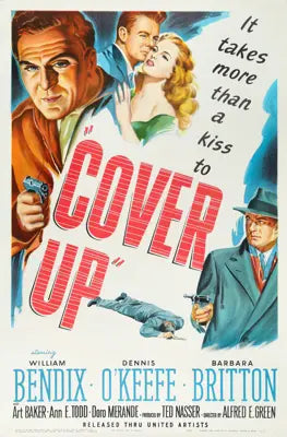 Cover Up (1949) original movie poster for sale at Original Film Art - Vintage Movie Posters