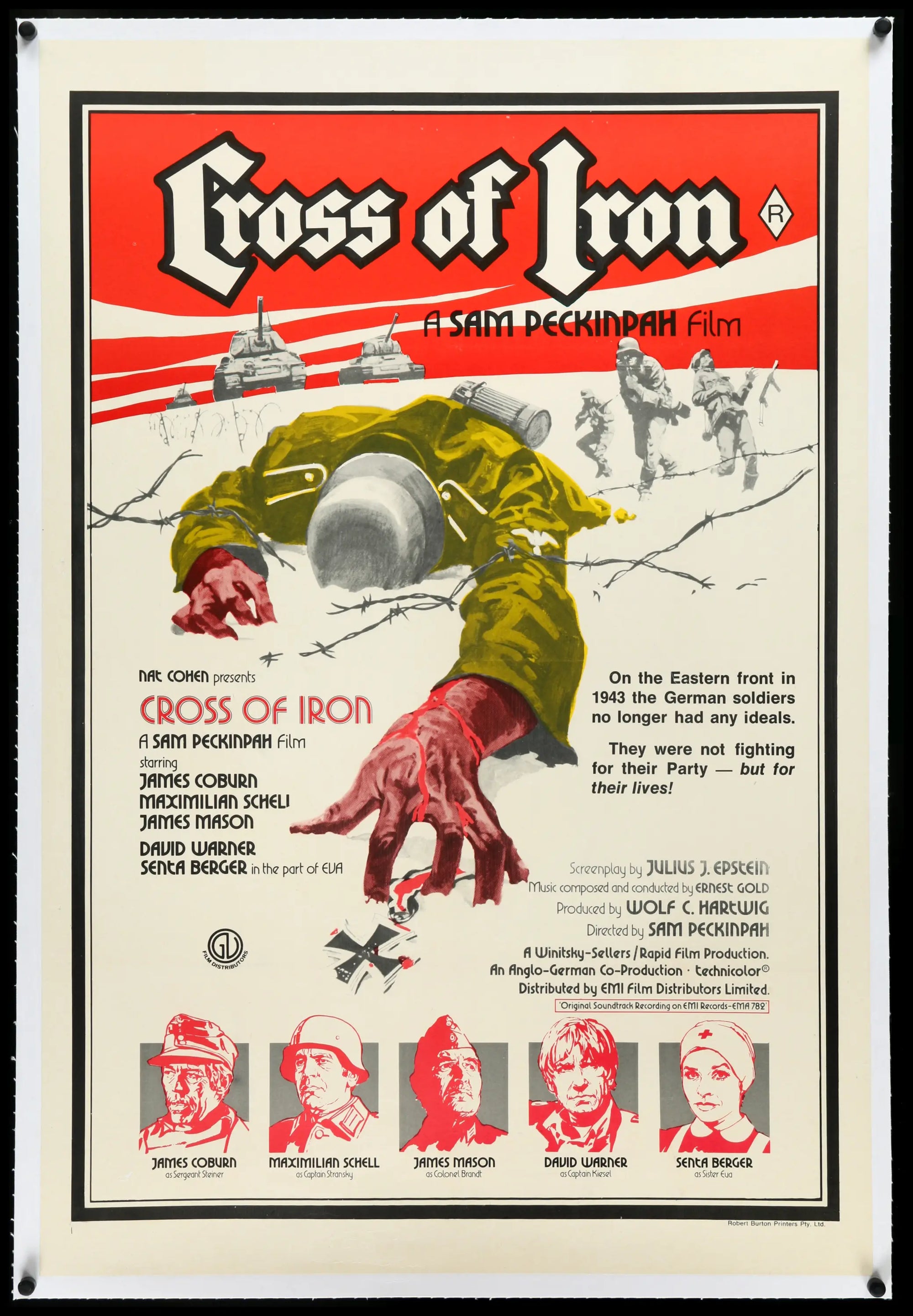 Cross of Iron (1977) original movie poster for sale at Original Film Art