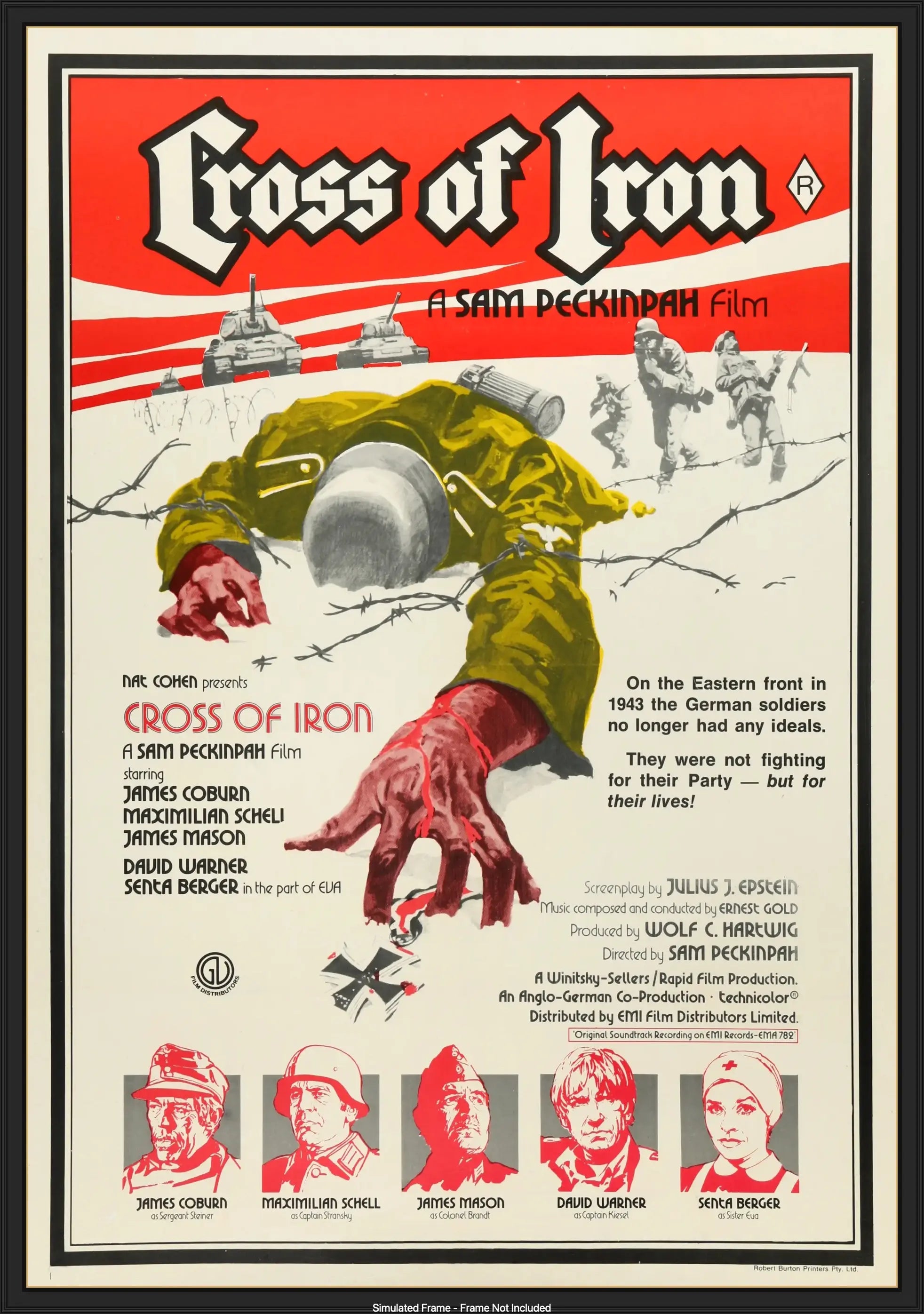 Cross of Iron (1977) original movie poster for sale at Original Film Art - Vintage Movie Posters