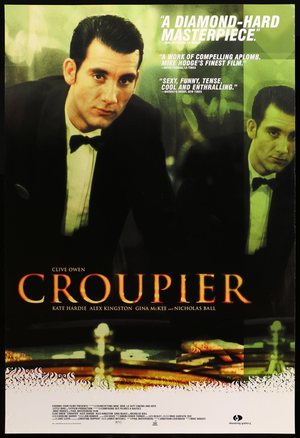 Croupier (1998) original movie poster for sale at Original Film Art - Vintage Movie Posters