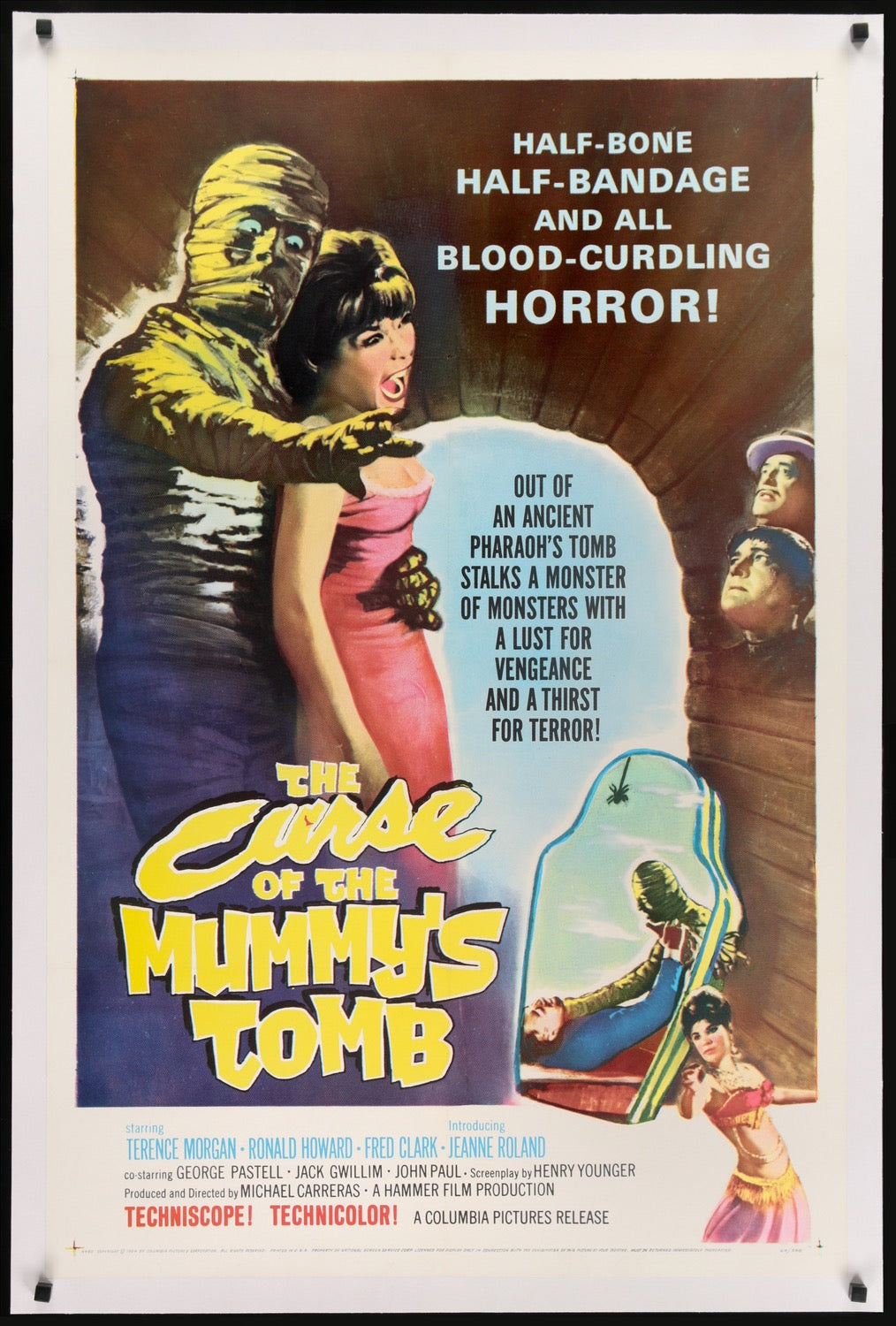 Curse of the Mummy&#39;s Tomb (1964) original movie poster for sale at Original Film Art
