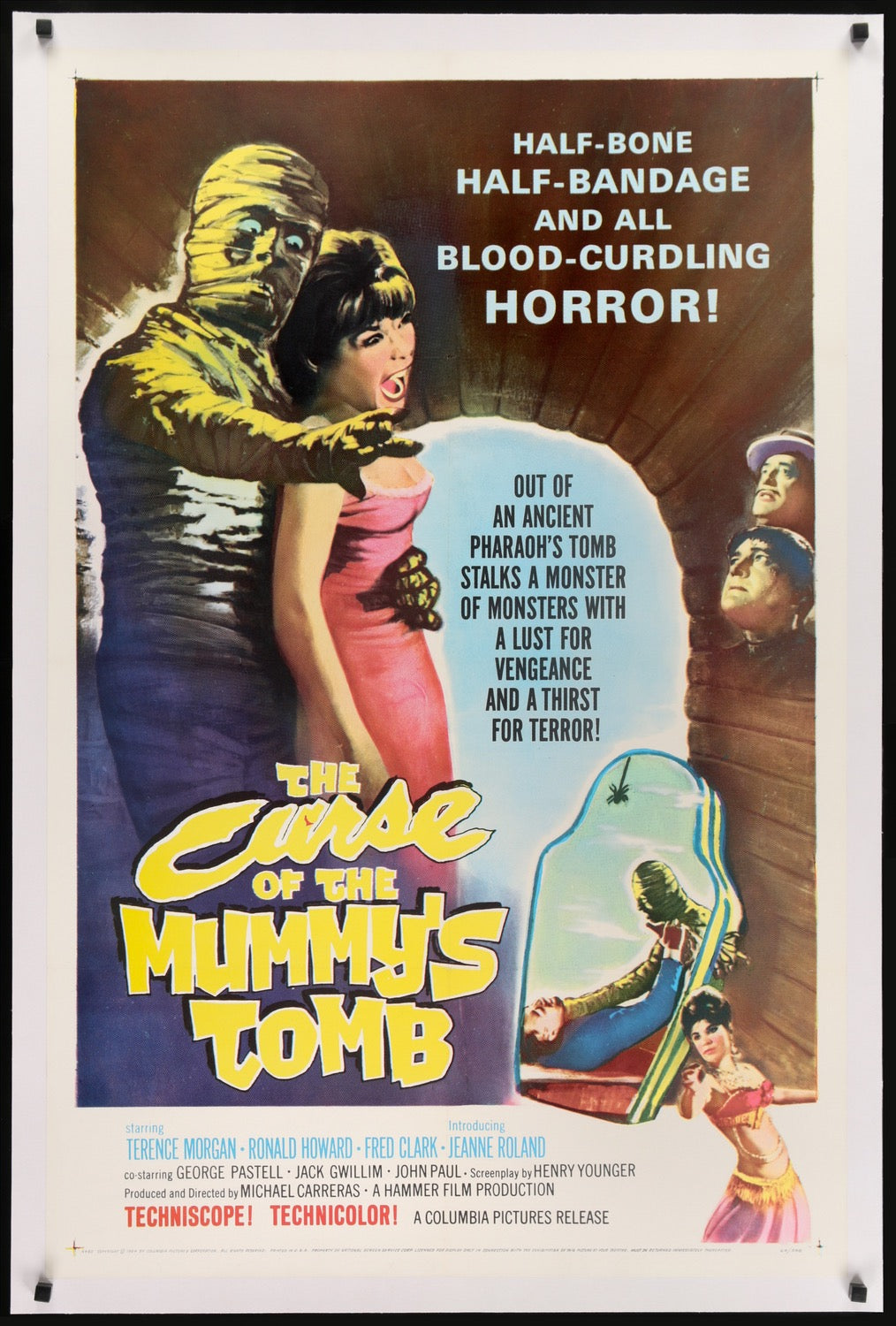 Curse of the Mummy's Tomb (1964) original movie poster for sale at Original Film Art