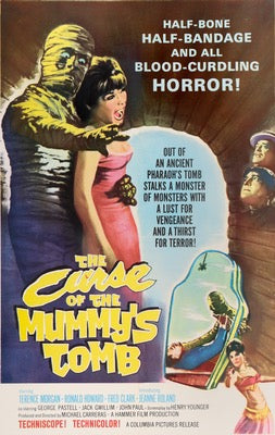 Curse of the Mummy's Tomb (1964) original movie poster for sale at Original Film Art - Vintage Movie Posters