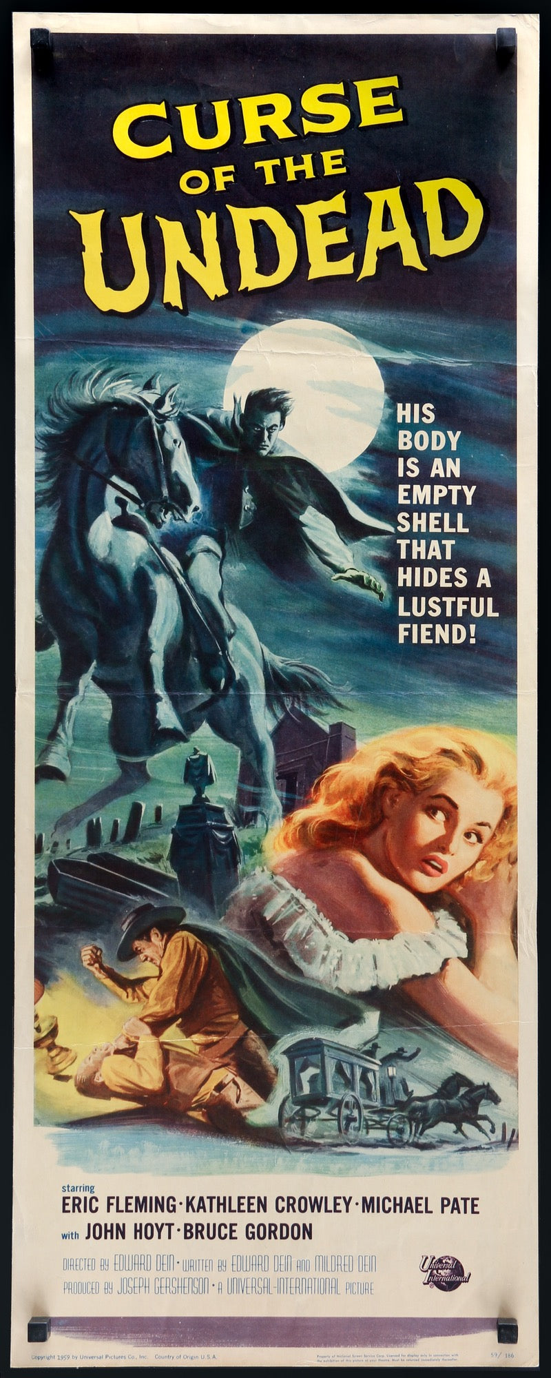 Curse Of the Undead (1959) original movie poster for sale at Original Film Art