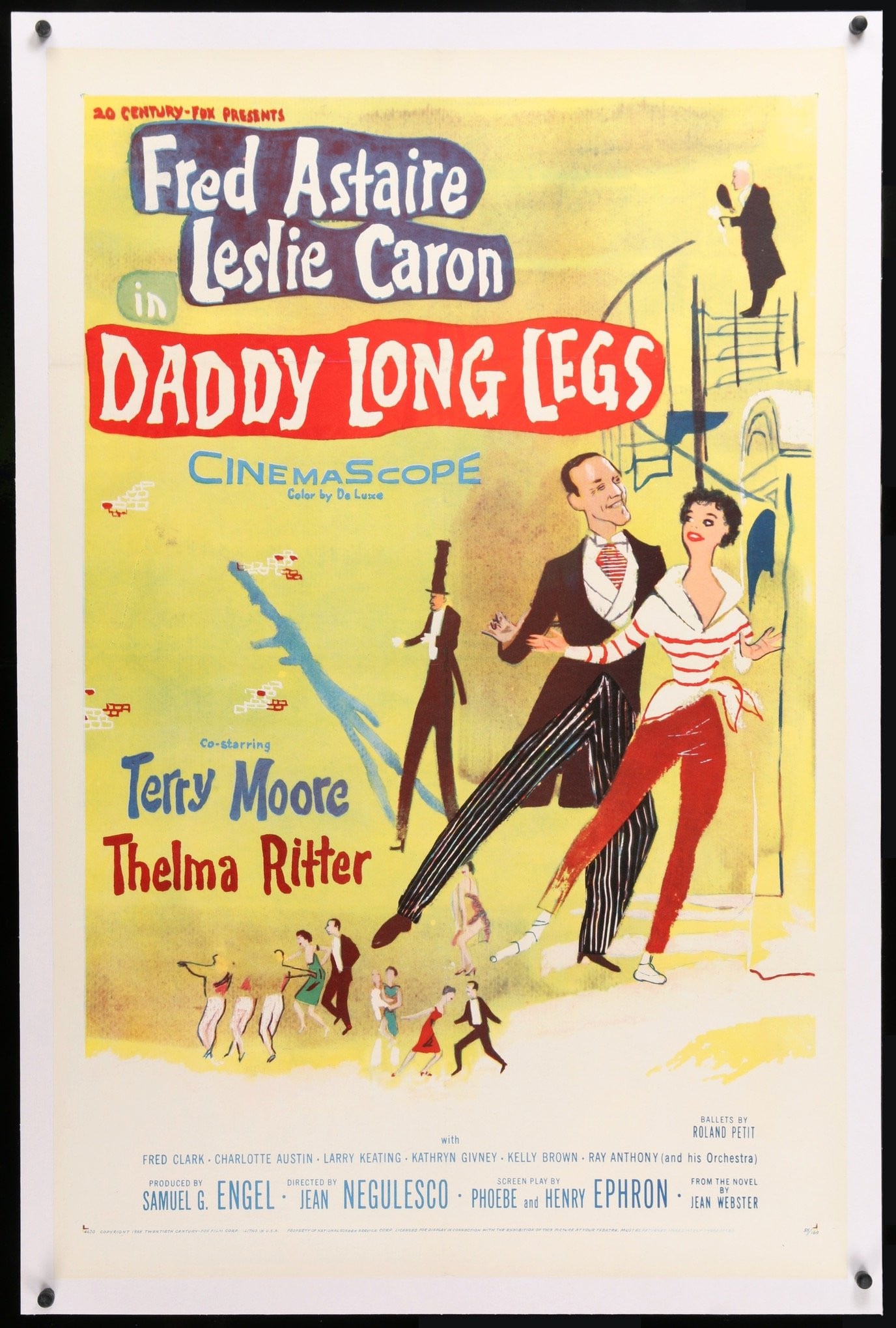 Daddy Long Legs (1955) original movie poster for sale at Original Film Art - Vintage Movie Posters
