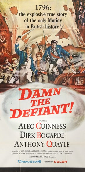 Damn the Defiant! (1962) original movie poster for sale at Original Film Art - Vintage Movie Posters