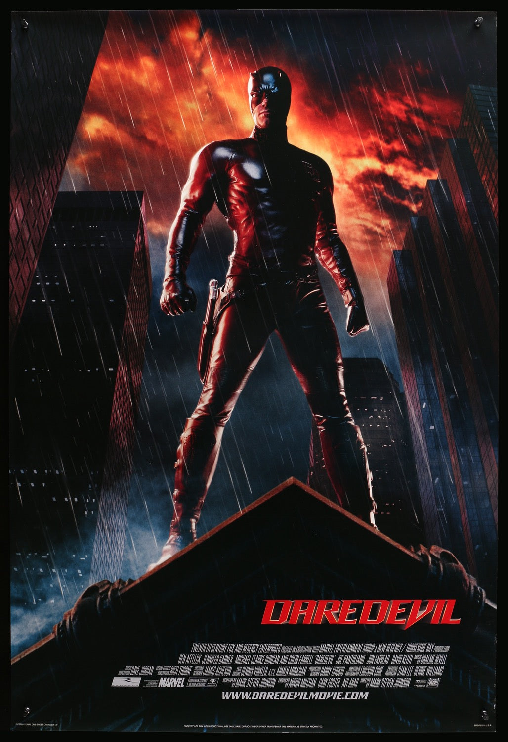 Daredevil (2003) original movie poster for sale at Original Film Art - Vintage Movie Posters