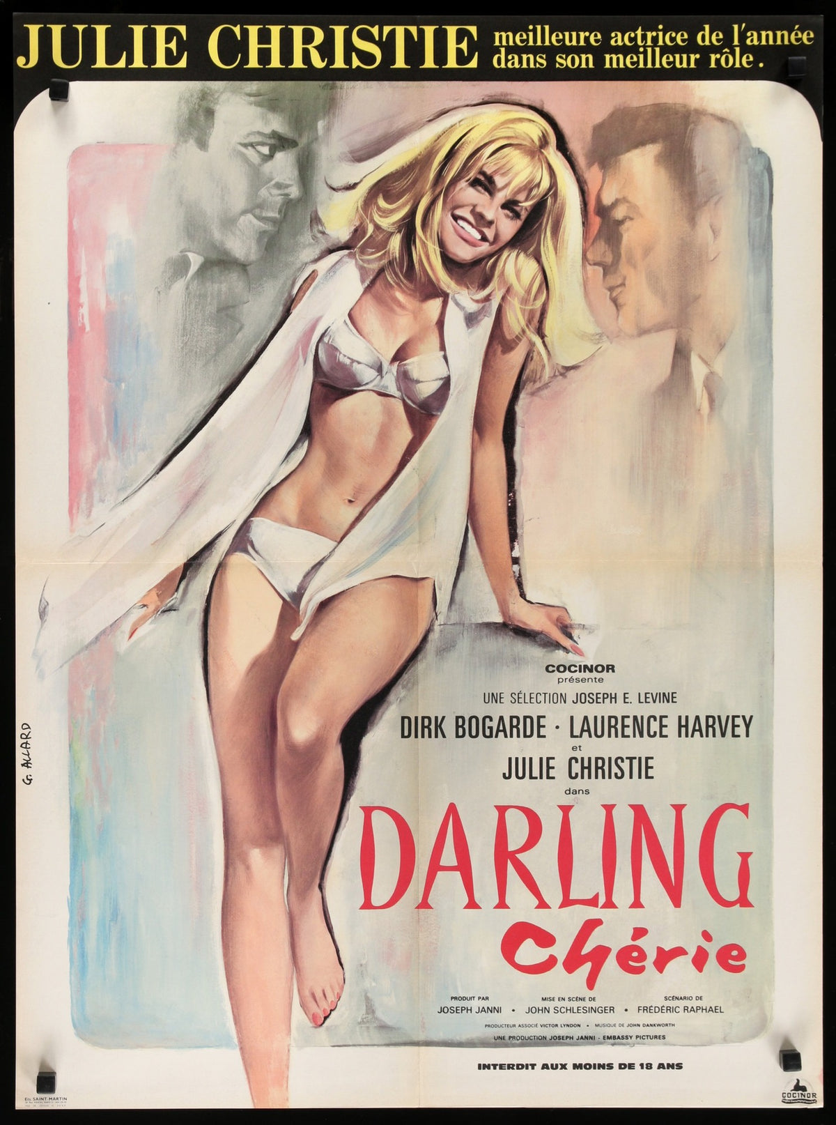 Darling (1965) original movie poster for sale at Original Film Art - Vintage Movie Posters