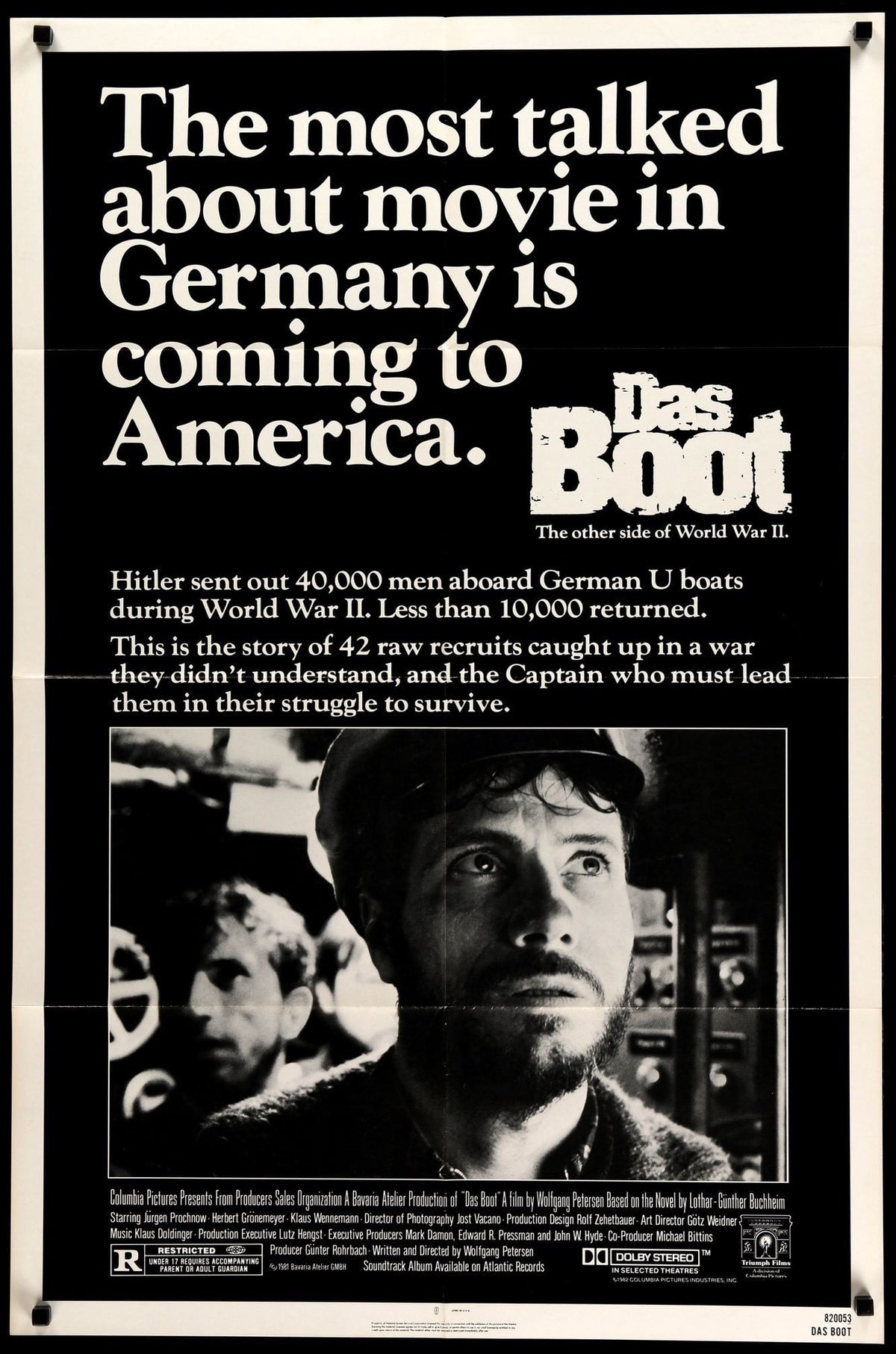 Das Boot (1981) original movie poster for sale at Original Film Art - Vintage Movie Posters