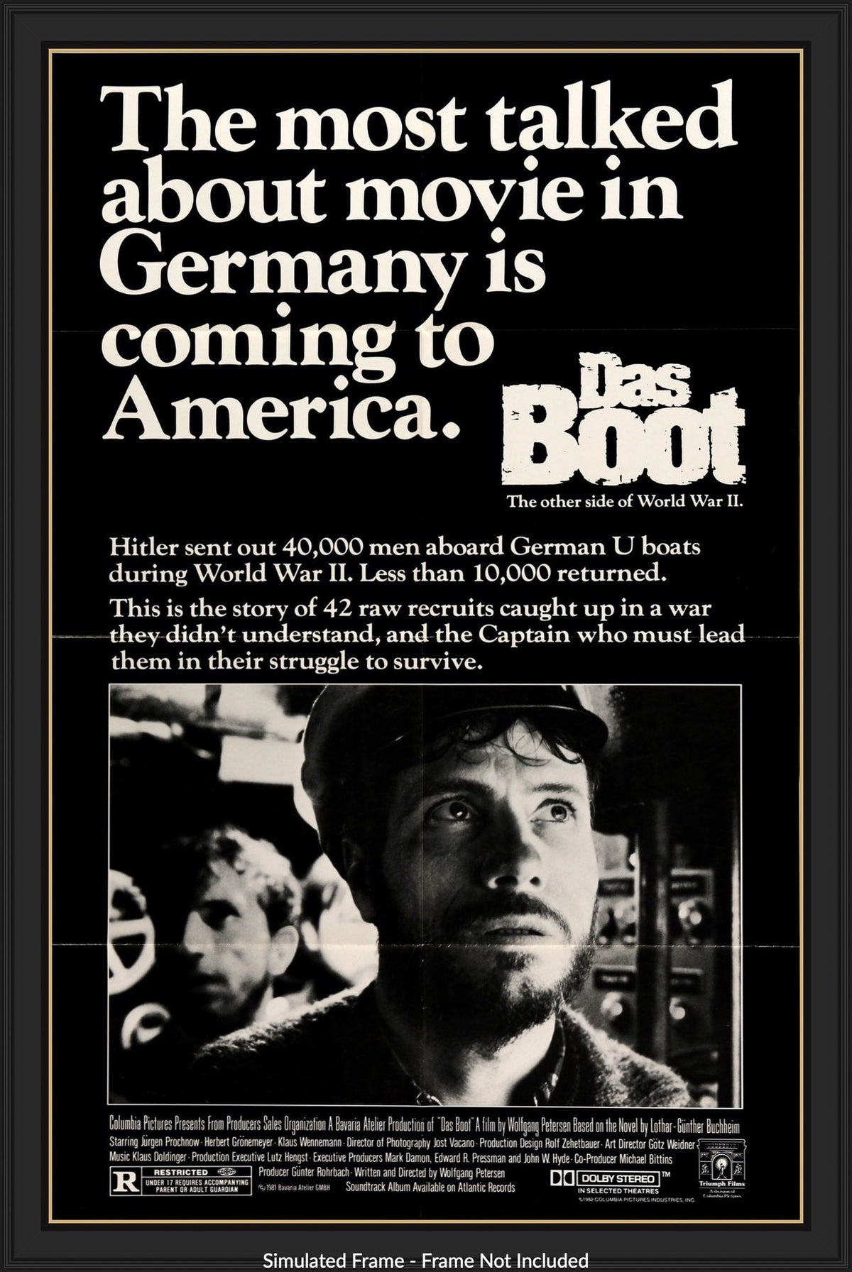 Das Boot (1981) original movie poster for sale at Original Film Art - Vintage Movie Posters