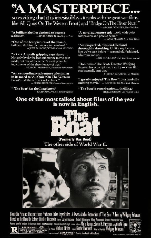 Das Boot (1981) Original One-Sheet Movie Poster - Original Film Art -  Vintage Movie Posters