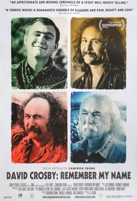 David Crosby: Remember My Name (2019) original movie poster for sale at Original Film Art - Vintage Movie Posters