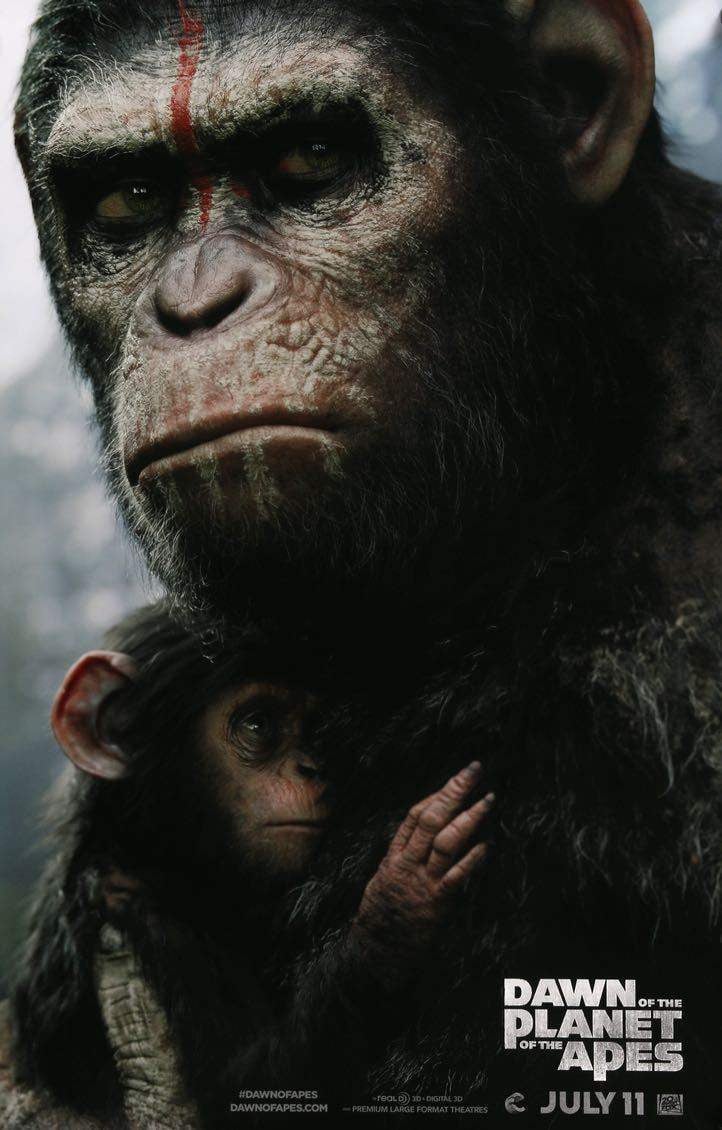 Dawn of the Planet of the Apes (2014) original movie poster for sale at Original Film Art - Vintage Movie Posters