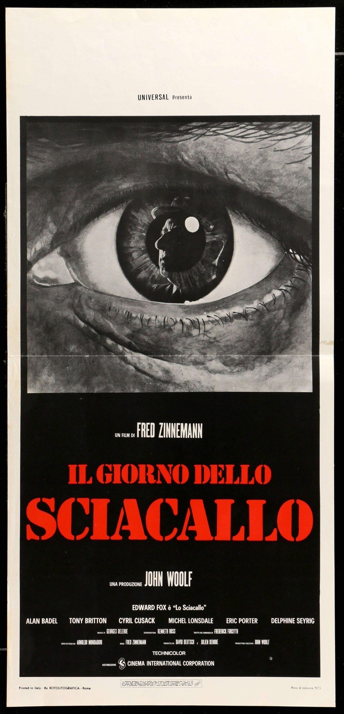 Day of the Jackal (1973) original movie poster for sale at Original Film Art