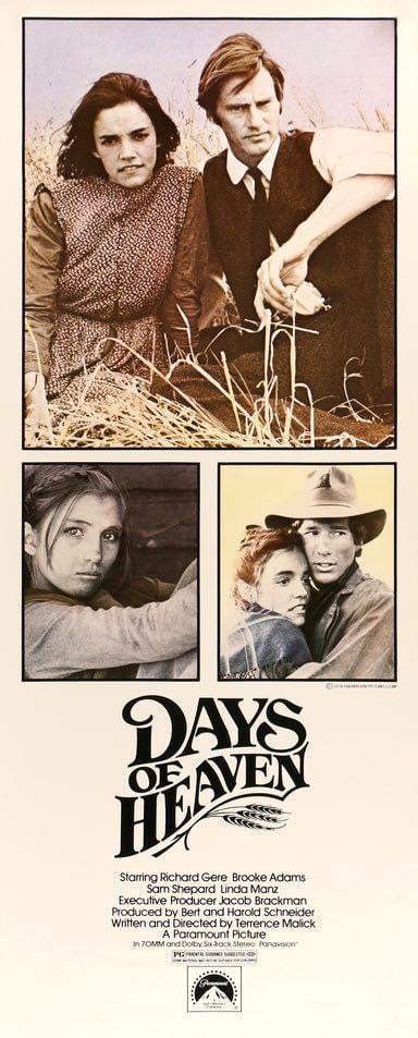 Days of Heaven (1978) original movie poster for sale at Original Film Art - Vintage Movie Posters