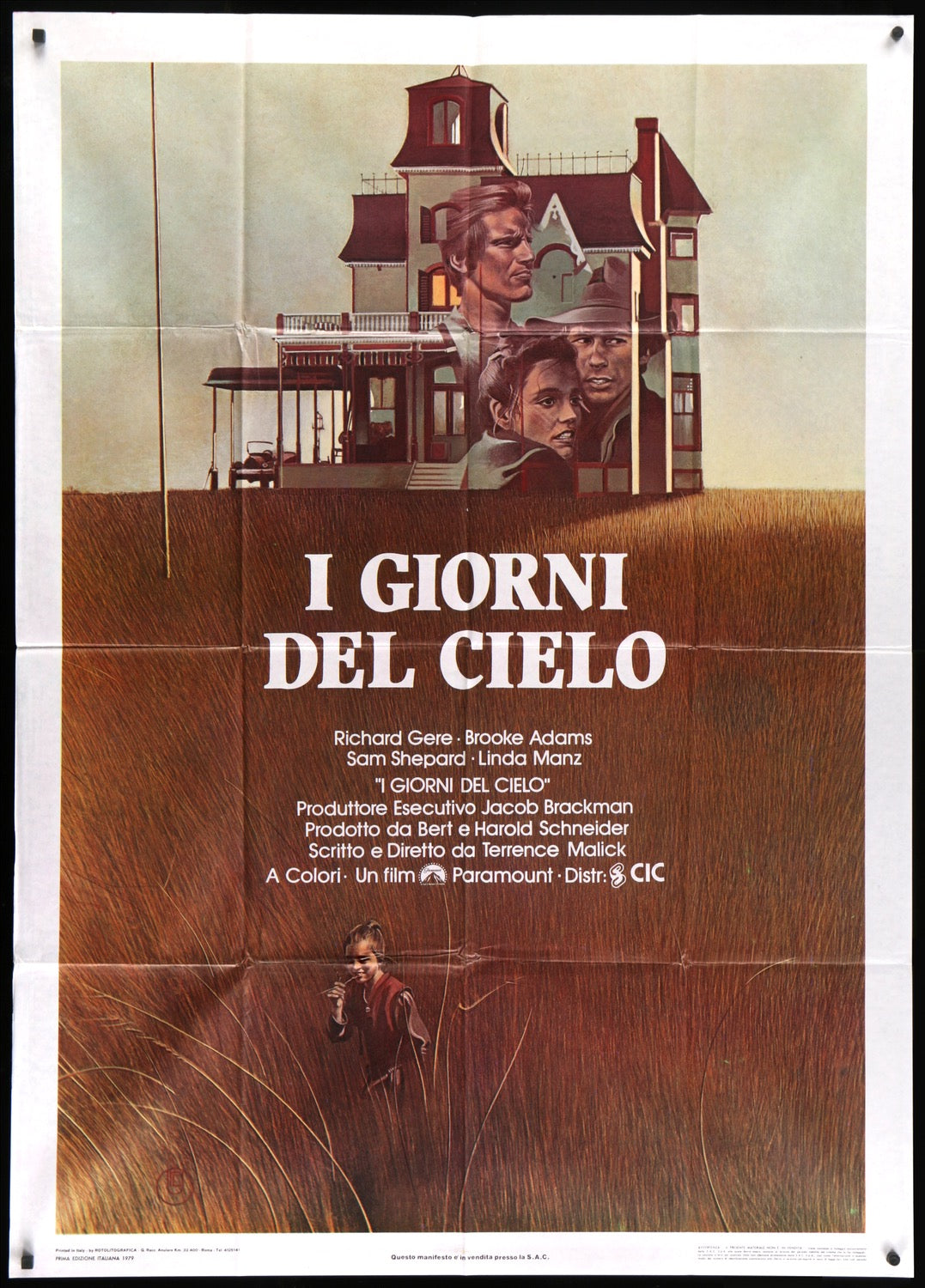 Days of Heaven (1978) original movie poster for sale at Original Film Art - Vintage Movie Posters