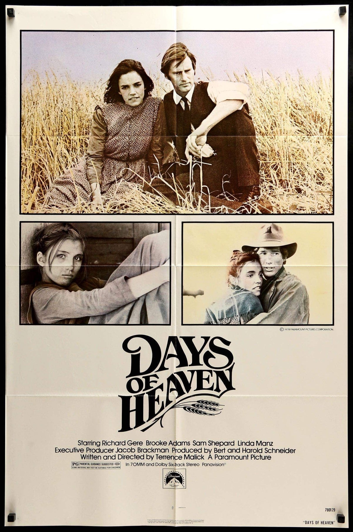 Days of Heaven (1978) original movie poster for sale at Original Film Art - Vintage Movie Posters