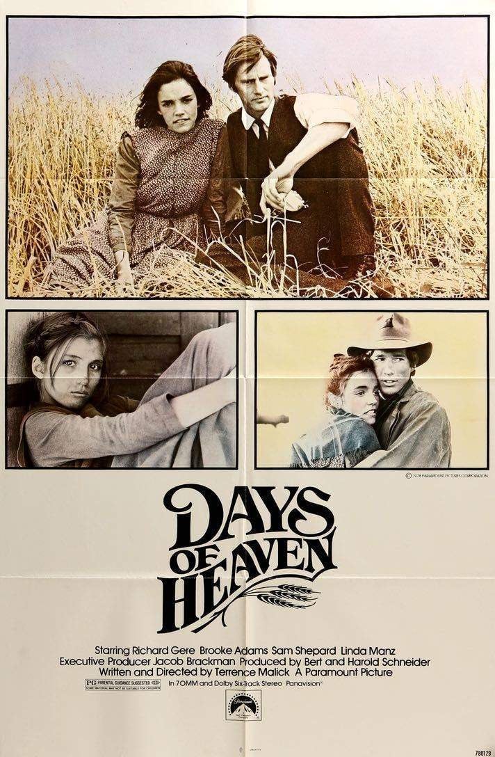 Days of Heaven (1978) original movie poster for sale at Original Film Art - Vintage Movie Posters
