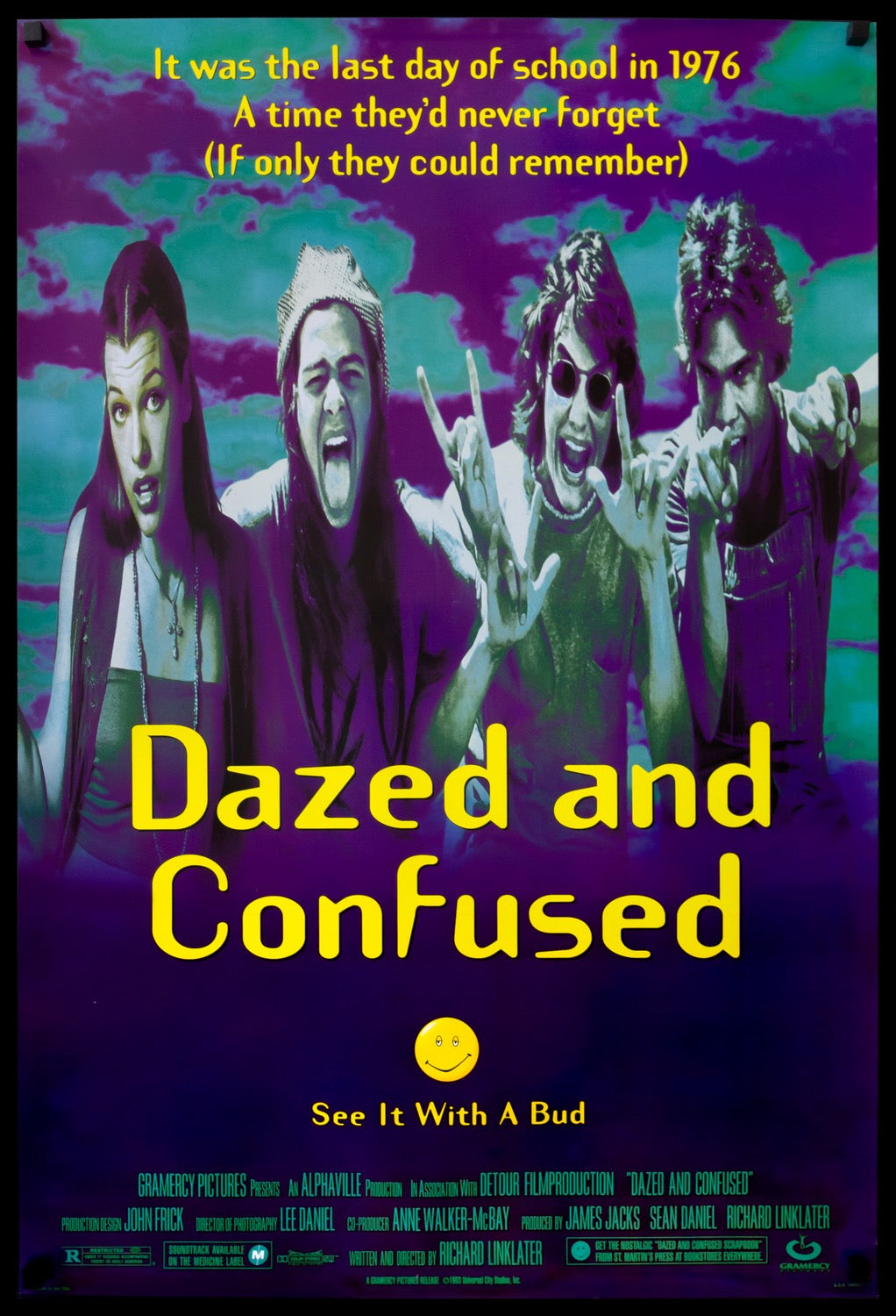Dazed and Confused (1993) original movie poster for sale at Original Film Art - Vintage Movie Posters