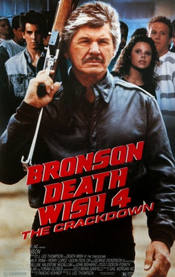Death Wish 4: The Crackdown (1987) original movie poster for sale at Original Film Art - Vintage Movie Posters