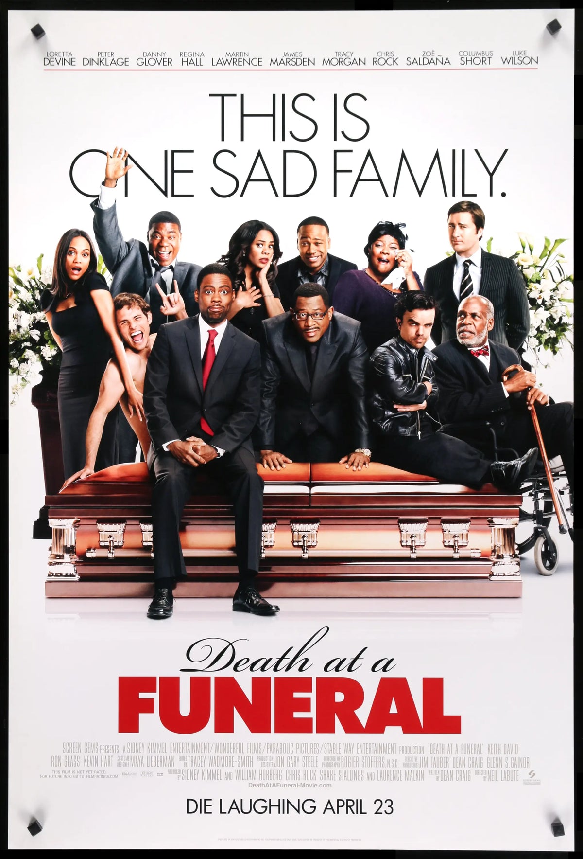 Death at a Funeral (2010) original movie poster for sale at Original Film Art - Vintage Movie Posters