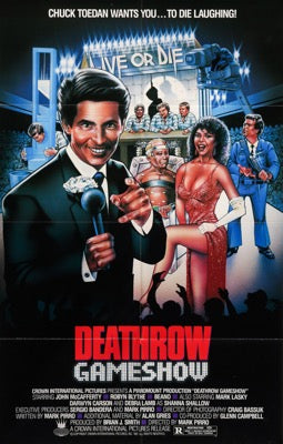 Deathrow Gameshow (1987) original movie poster for sale at Original Film Art - Vintage Movie Posters