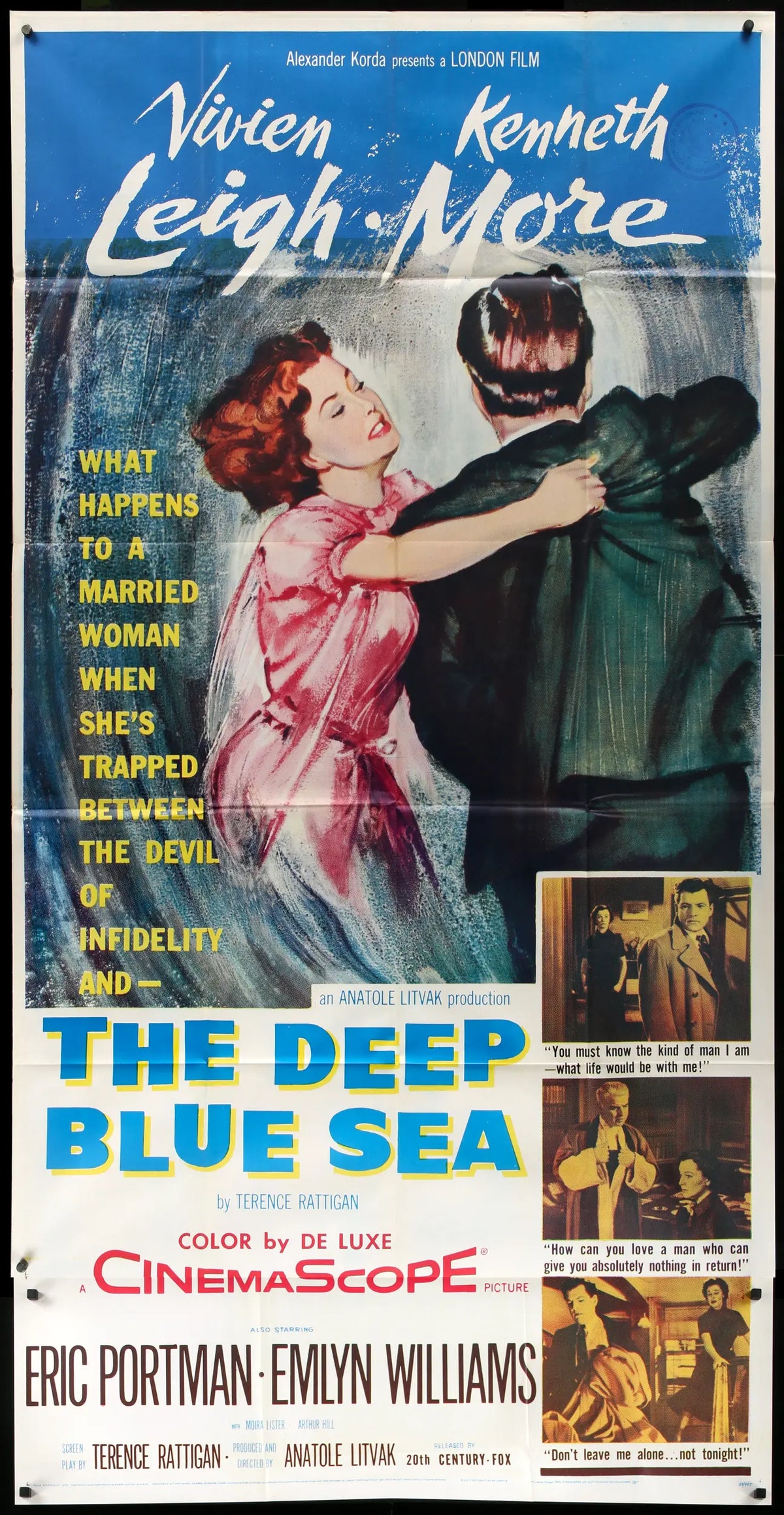 Deep Blue Sea (1955) original movie poster for sale at Original Film Art