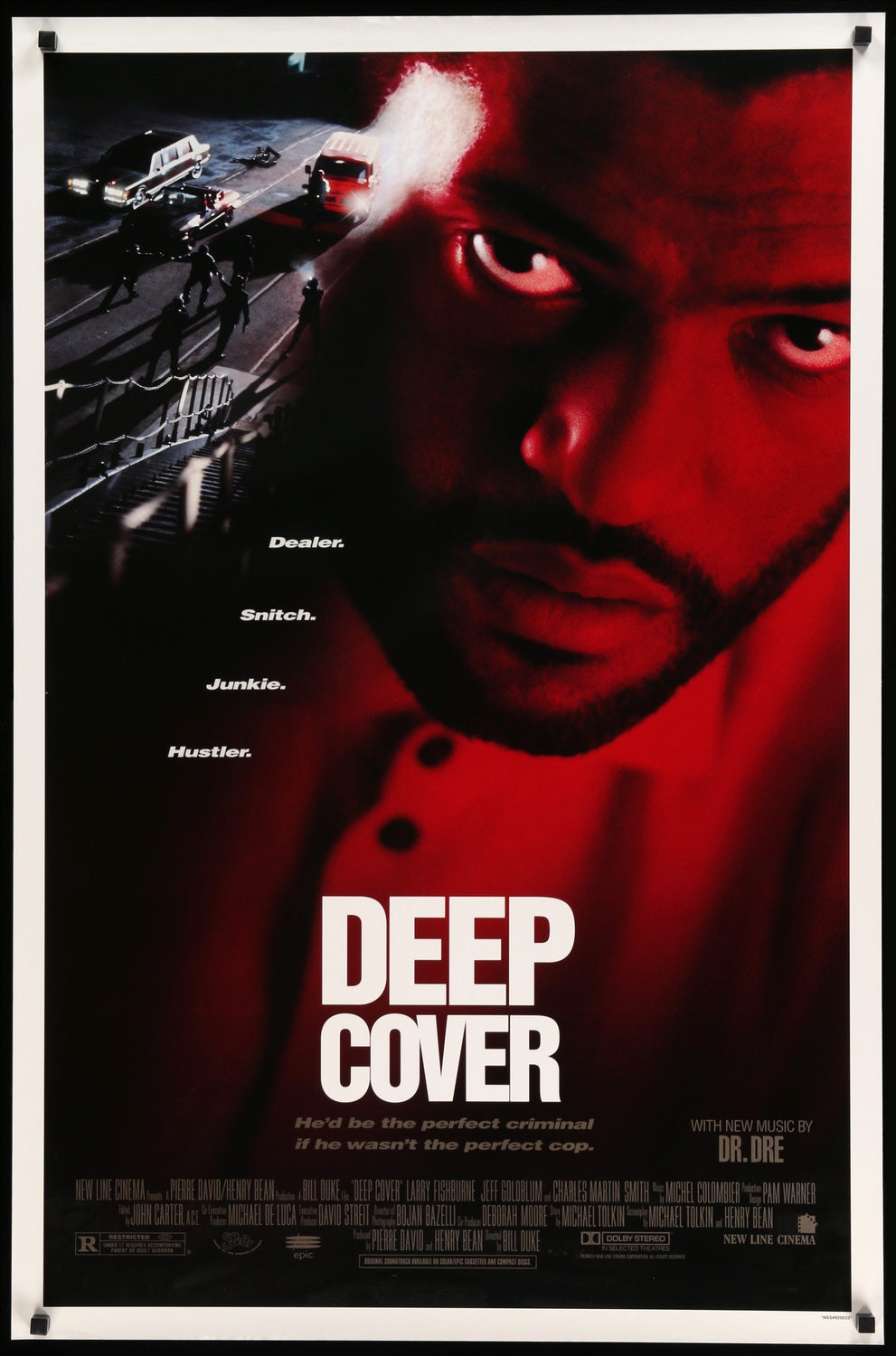 Deep Cover (1992) original movie poster for sale at Original Film Art - Vintage Movie Posters