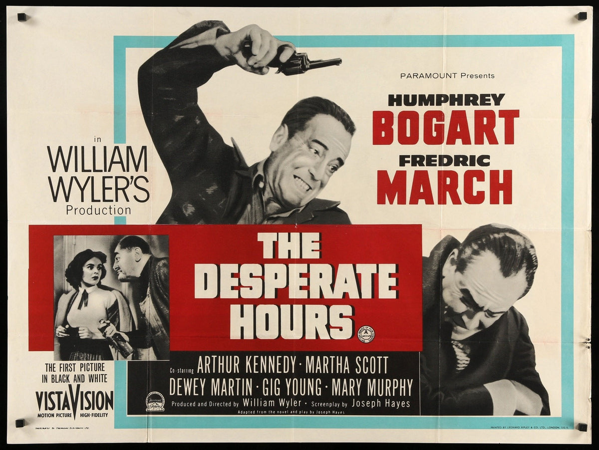 Desperate Hours (1955) original movie poster for sale at Original Film Art - Vintage Movie Posters