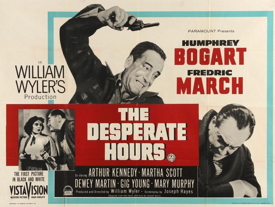 Desperate Hours (1955) original movie poster for sale at Original Film Art - Vintage Movie Posters