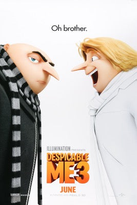 Despicable Me 3 (2017) original movie poster for sale at Original Film Art - Vintage Movie Posters