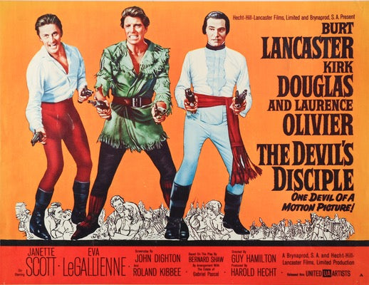 Devil's Disciple (1959) original movie poster for sale at Original Film Art - Vintage Movie Posters