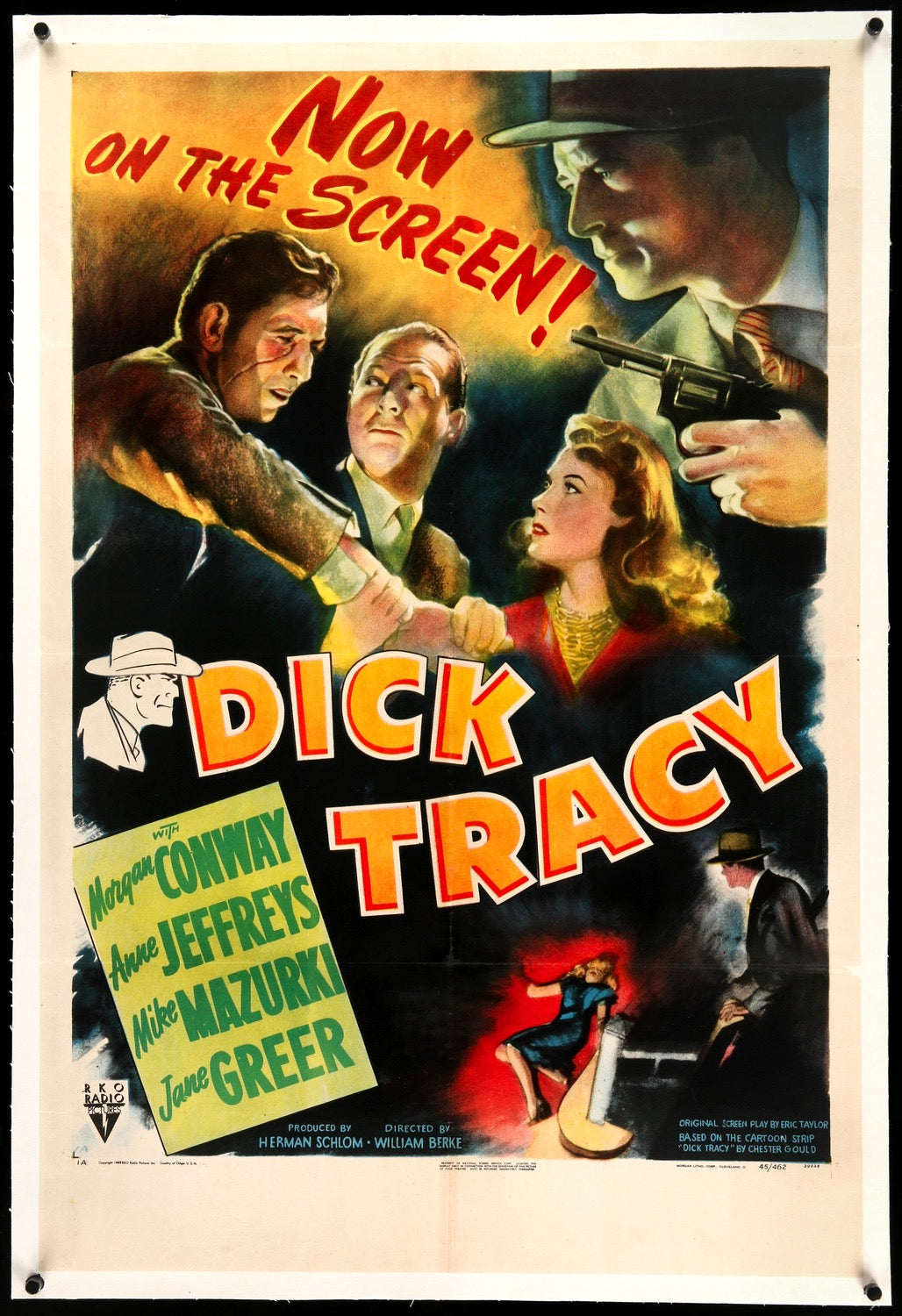 Dick Tracy (1945) original movie poster for sale at Original Film Art