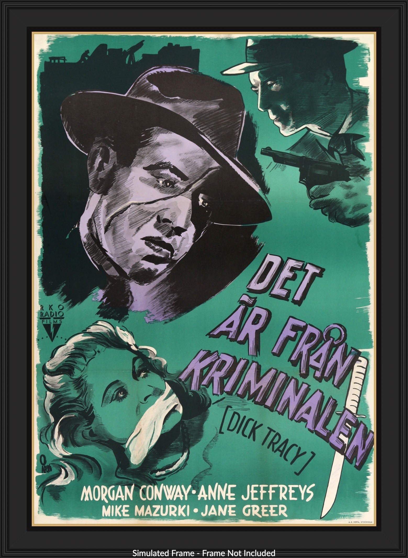 Dick Tracy (1945) original movie poster for sale at Original Film Art