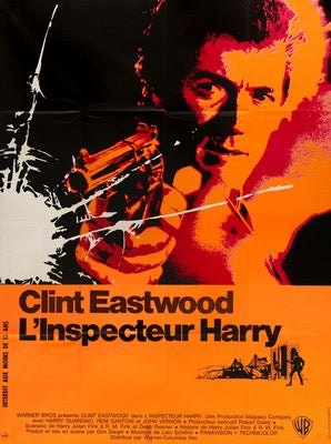Dirty Harry (1971) original movie poster for sale at Original Film Art - Vintage Movie Posters