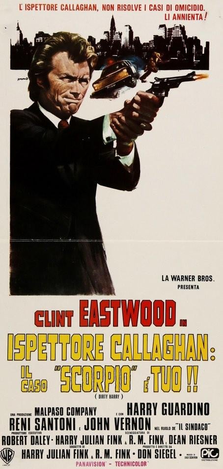 Dirty Harry (1971) original movie poster for sale at Original Film Art - Vintage Movie Posters