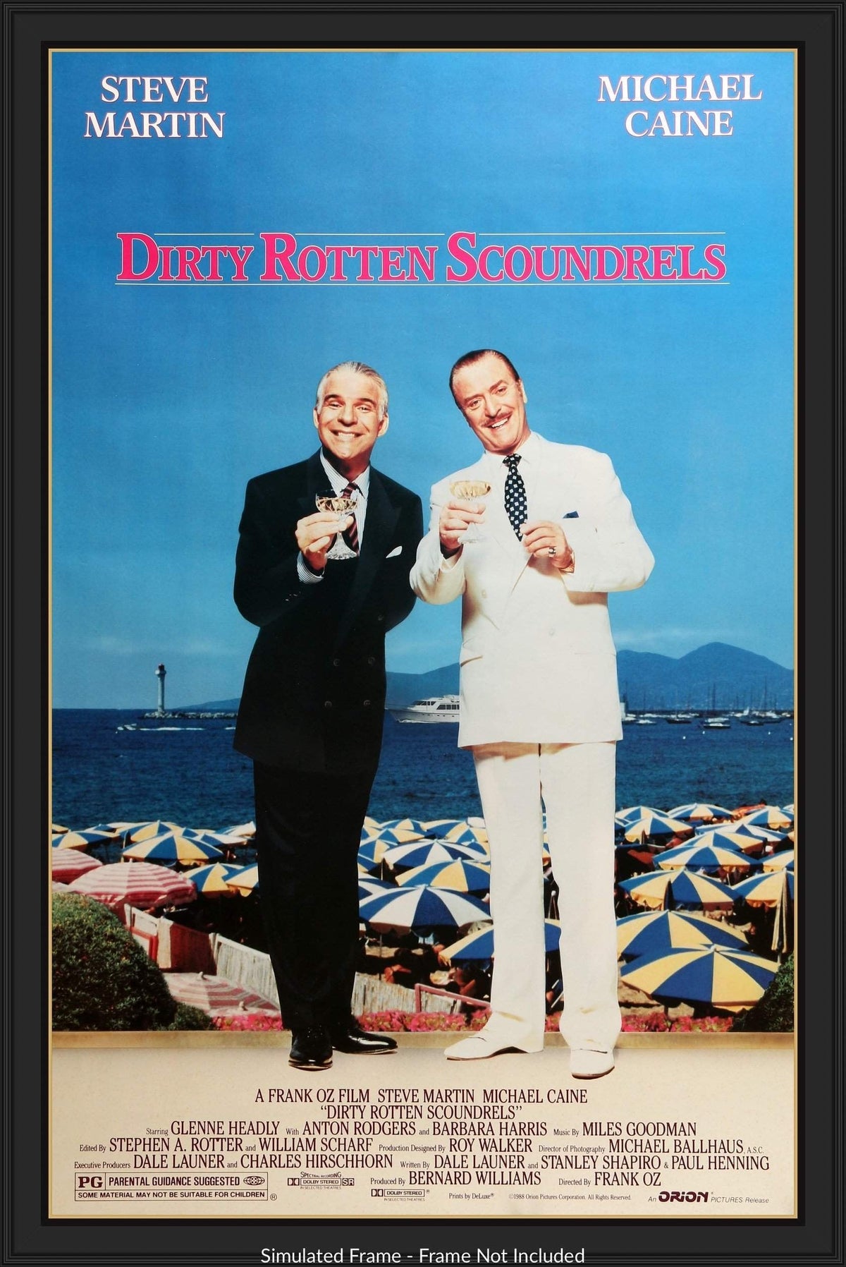 Dirty Rotten Scoundrels (1988) original movie poster for sale at Original Film Art - Vintage Movie Posters