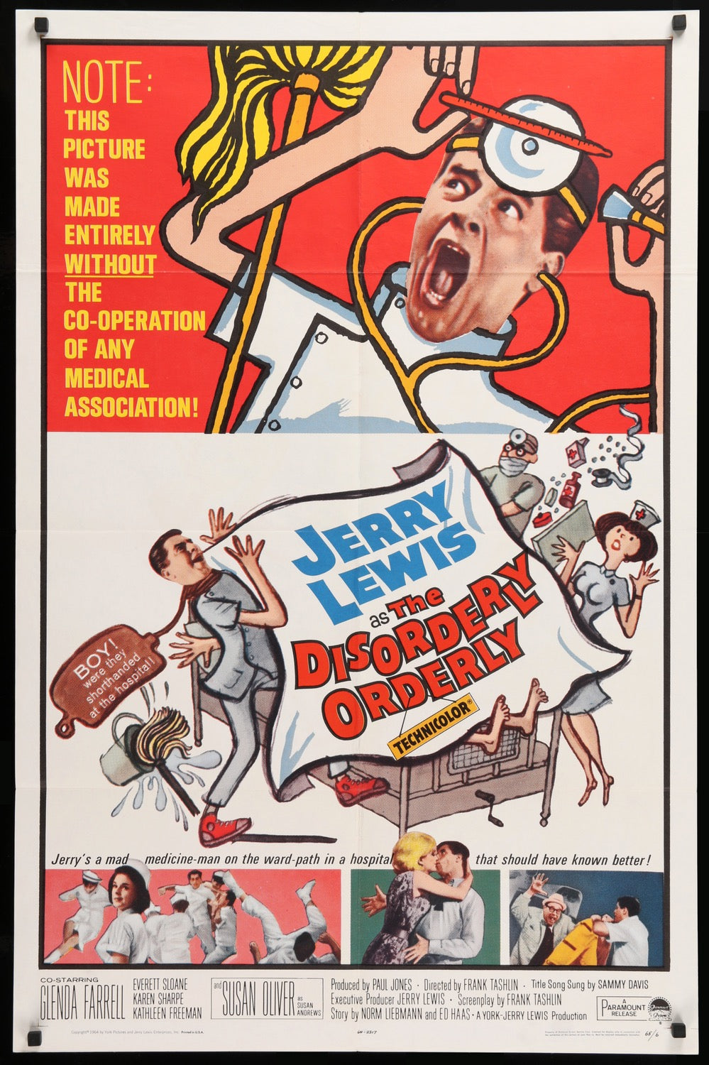 Disorderly Orderly (1965) original movie poster for sale at Original Film Art - Vintage Movie Posters