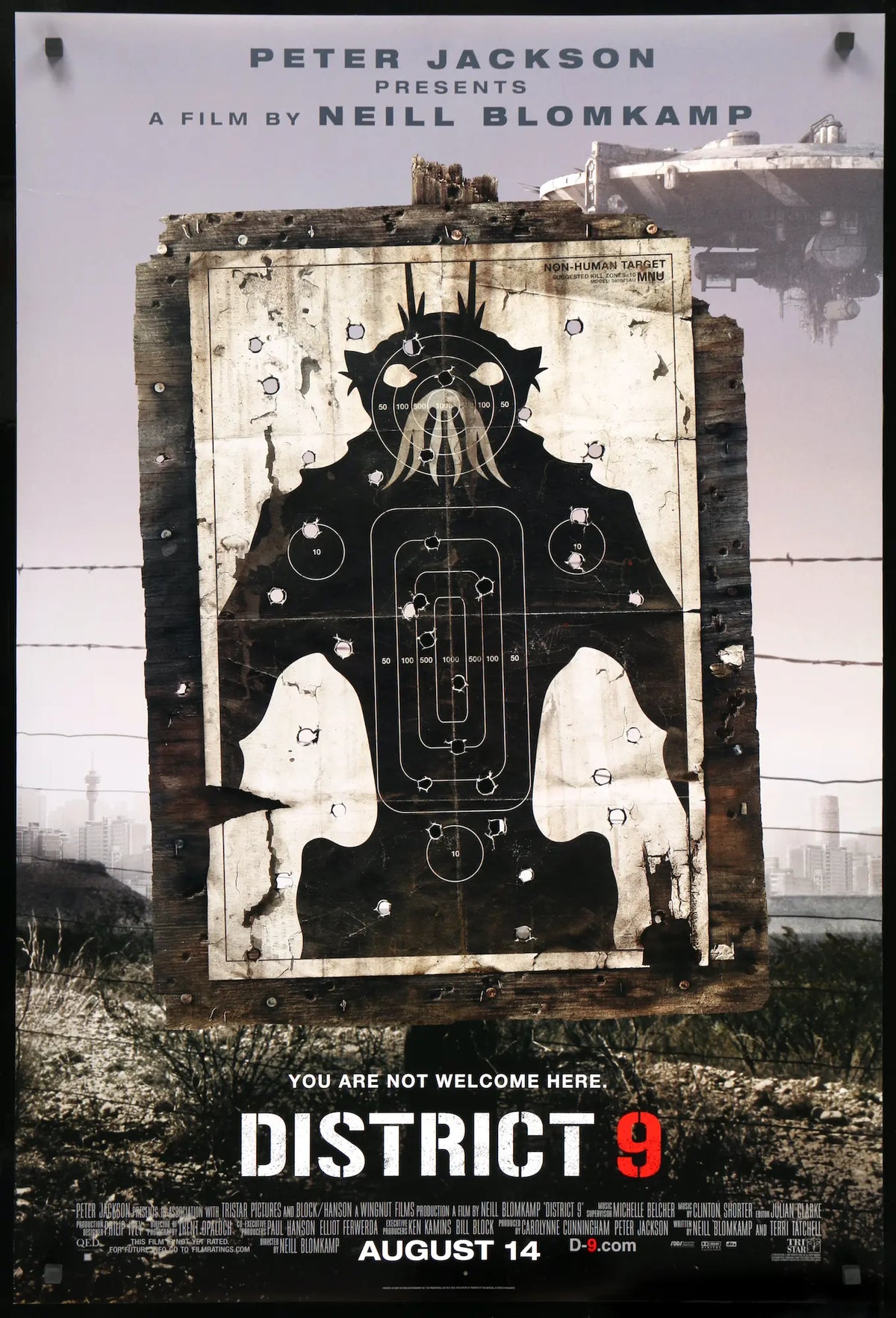 District 9 (2009) original movie poster for sale at Original Film Art - Vintage Movie Posters