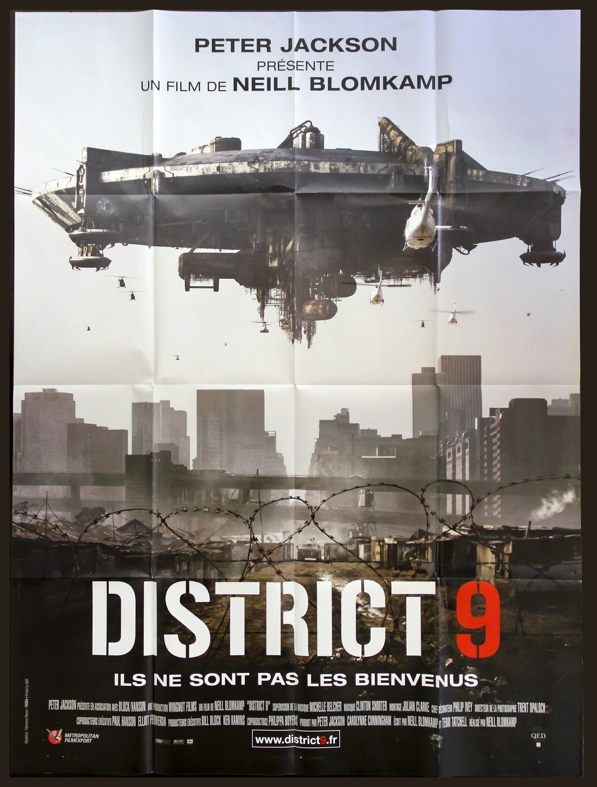 District 9 (2009) original movie poster for sale at Original Film Art - Vintage Movie Posters