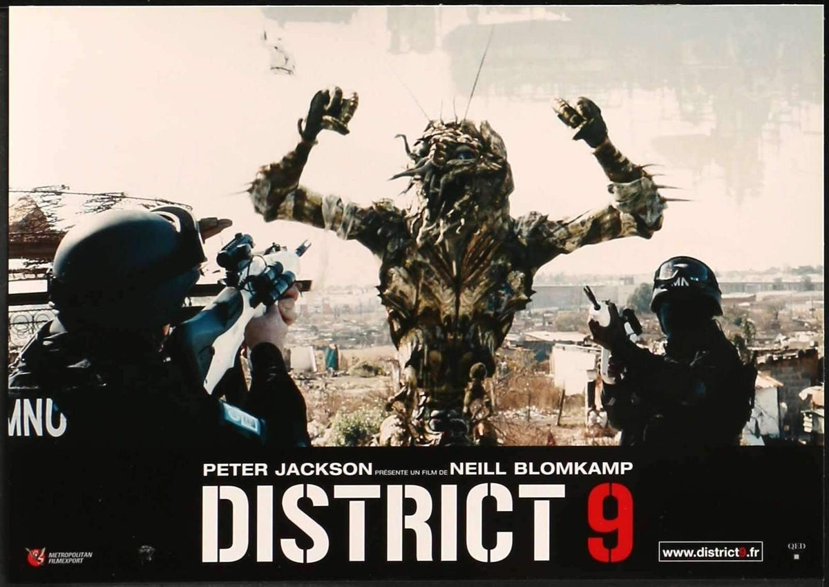 District 9 (2009) Lobby Card original movie poster for sale at Original Film Art - Vintage Movie Posters