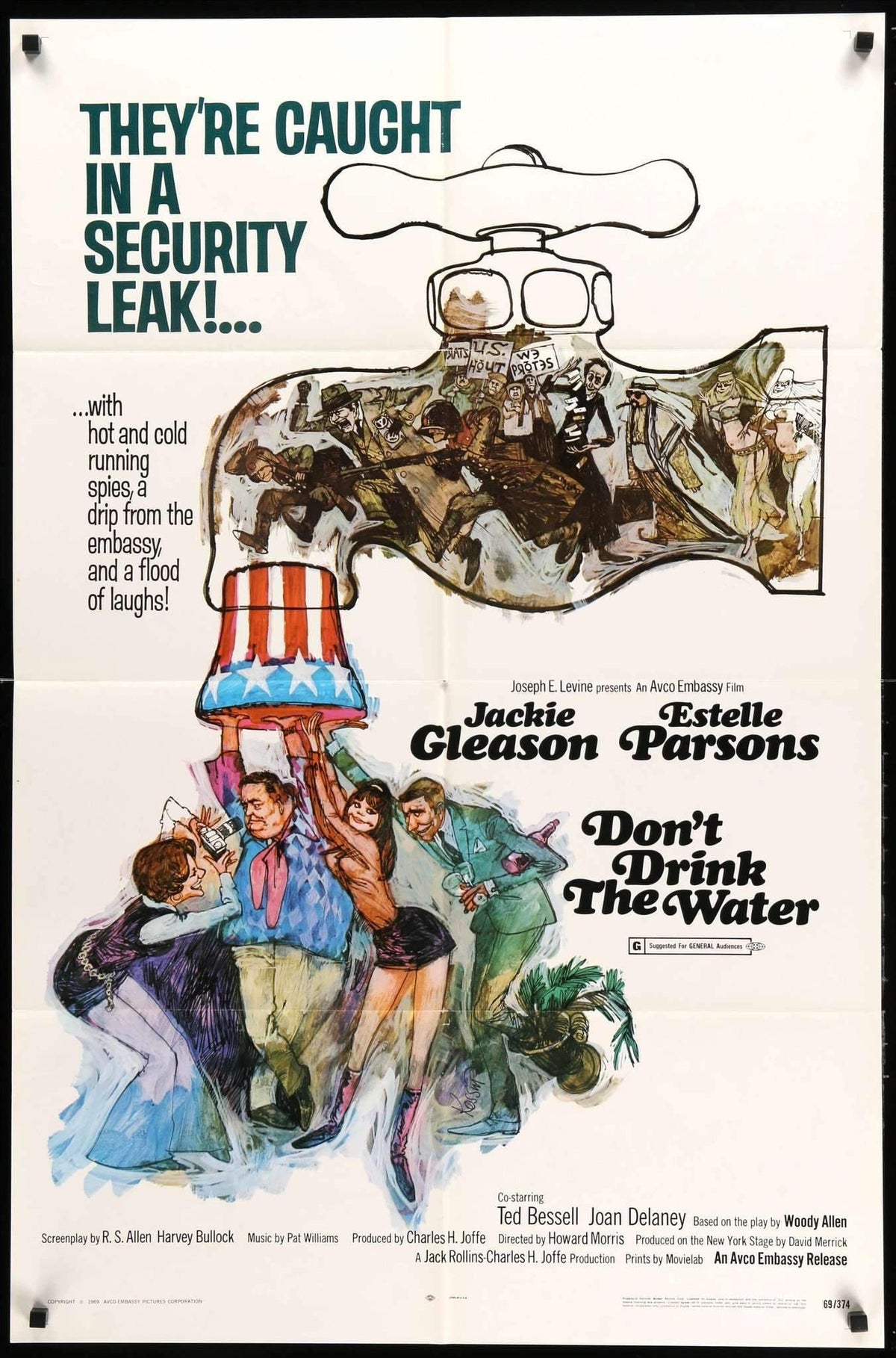 Don&#39;t Drink the Water (1969) original movie poster for sale at Original Film Art