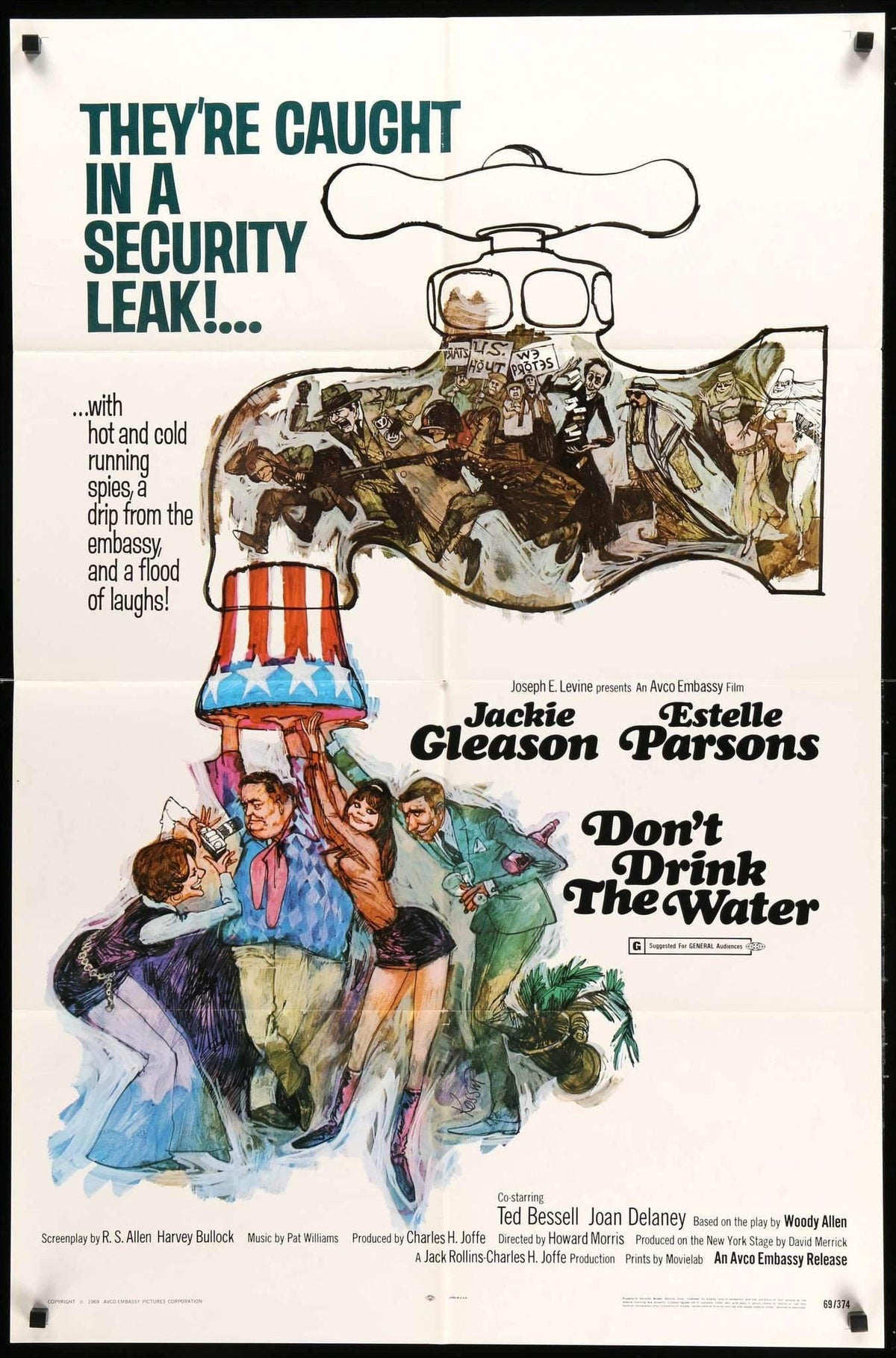Don&#39;t Drink the Water (1969) original movie poster for sale at Original Film Art - Vintage Movie Posters
