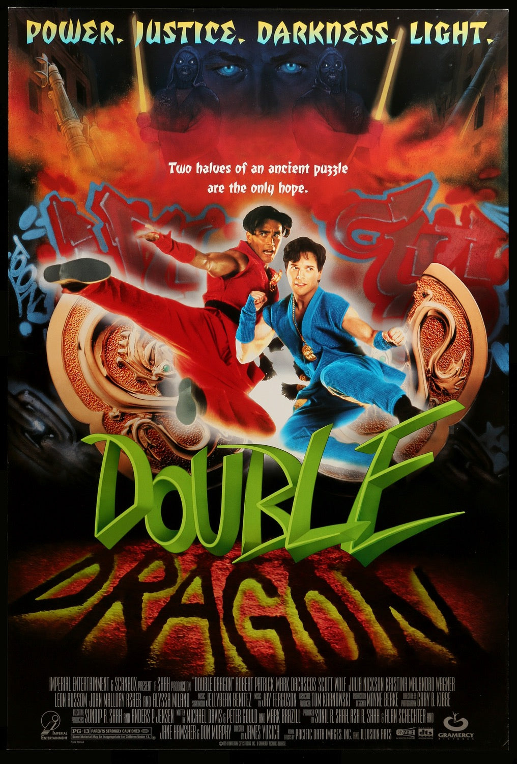 Double Dragon (1994) original movie poster for sale at Original Film Art